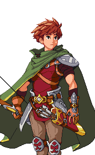 Atlas pixel art portrait